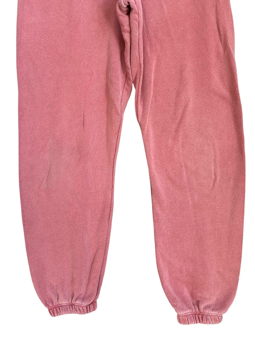 PerfectWhiteTee Washed Faded Red-ish Pink Cotton Sweatpants Size XS - Picture 4 of 6
